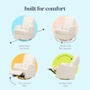 image:imageDaVinci Lucas Pillowback Swivel Glider Nursery Recliner Cozy Cream BoucleCozy Cream Boucle