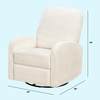 image:imagedaVinci Calder Swivel Recliner in Cozy Cream Boucle Greenguard GoldCozy Cream Boucle