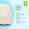 image:imagedaVinci Calder Swivel Recliner in Cozy Cream Boucle Greenguard GoldCozy Cream Boucle