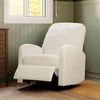 image:imagedaVinci Calder Swivel Recliner in Cozy Cream Boucle Greenguard GoldCozy Cream Boucle