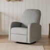 image:imagedaVinci Calder Swivel Recliner in Cozy Cream Boucle Greenguard GoldFrost Grey