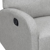 image:imagedaVinci Calder Swivel Recliner in Cozy Cream Boucle Greenguard GoldFrost Grey